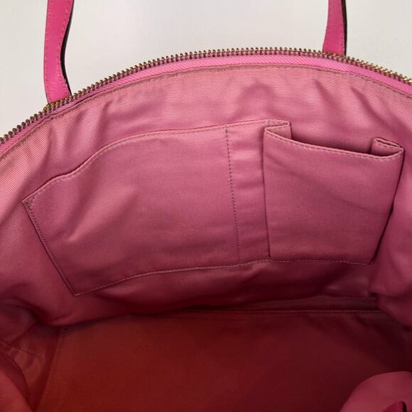Coach Signature Stripe tote pink - Picture 7 of 9